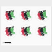 Sticker Rond Xe (Feuille)
