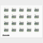 Sticker Rond Xe (Feuille)