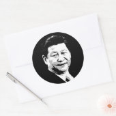 Sticker Rond Xi Jinping (Enveloppe)