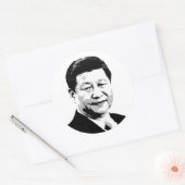 Sticker Rond Xi Jinping (Enveloppe)