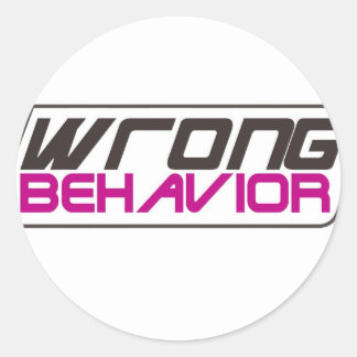 Sticker Rond Xian de Wrong