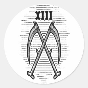 STICKER ROND XIII