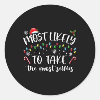 Sticker Rond xmas les plus susceptibles de prendre le plus de s