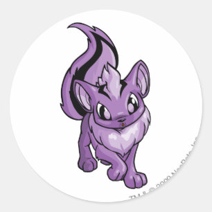 Sticker Rond Xweetok Purple