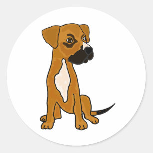 Sticker Rond XX- Carton de marionnettes à Secourt de boîte