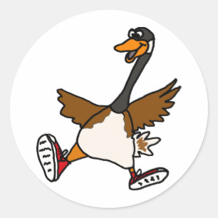 Sticker Rond XX- Oie sotte