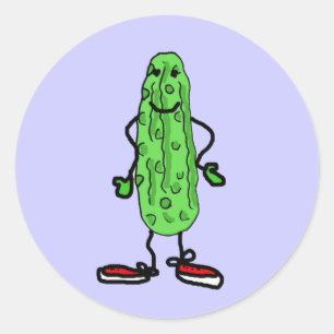 Sticker Rond XX- Pickle Man
