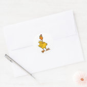 Sticker Rond XX- Poulet Hilarié (Enveloppe)