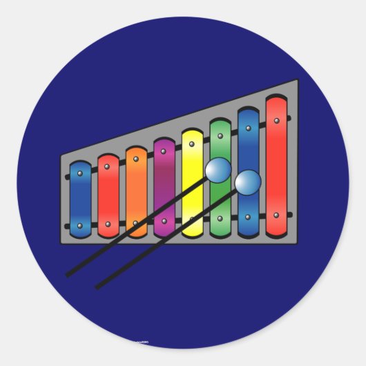 Sticker Rond Xylophone (Devant)