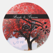 Sticker Rond Y'a de l'amour dans l'air ...modifier votre devis (Devant)