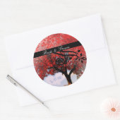 Sticker Rond Y'a de l'amour dans l'air ...modifier votre devis (Enveloppe)