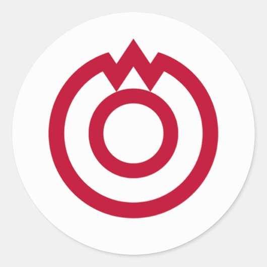 Sticker Rond Yamaguchi, Yamaguchi (Devant)