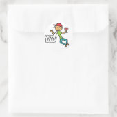 Sticker Rond Yay ! (Sac)