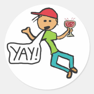 Sticker Rond Yay !