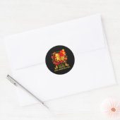 Sticker Rond Year Of The Horse 2026 Lunar Chinese New Year Men (Enveloppe)