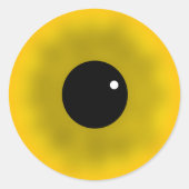 Sticker Rond Yellow Eye (Devant)