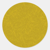 Sticker Rond Yellow textured surface with  swirling pattern (Devant)