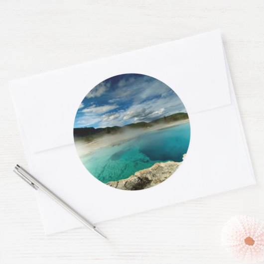 Sticker Rond Yellowstone (Enveloppe)