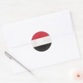 Sticker Rond Yémen (Enveloppe)