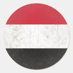 Sticker Rond Yémen