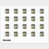 Sticker Rond Yeux attentifs (Feuille)