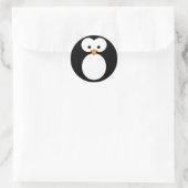 Sticker Rond Yeux de pingouin (Sac)