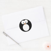 Sticker Rond Yeux de pingouin (Enveloppe)