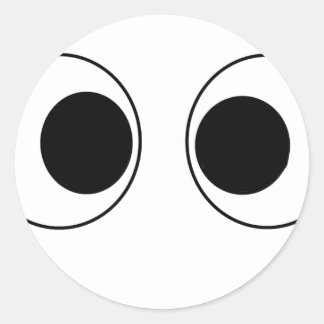 Sticker Rond Yeux géants