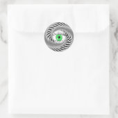 STICKER ROND YEUX HYPNOTIQUE - HYPNOTISTE (Sac)