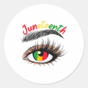 Sticker Rond Yeux Lumineux JunetDix Chemises Femmes Hommes Afri