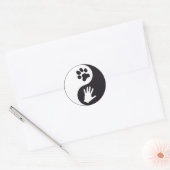 Sticker Rond Yin et Yang (Enveloppe)