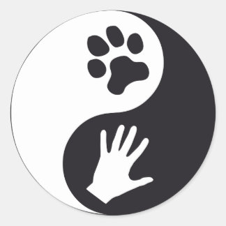 Sticker Rond Yin et Yang