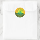 Sticker Rond Yin et Yang Tree dans la nature (Sac)