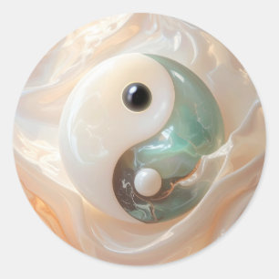 Sticker Rond YIN ET YANG - Yijing