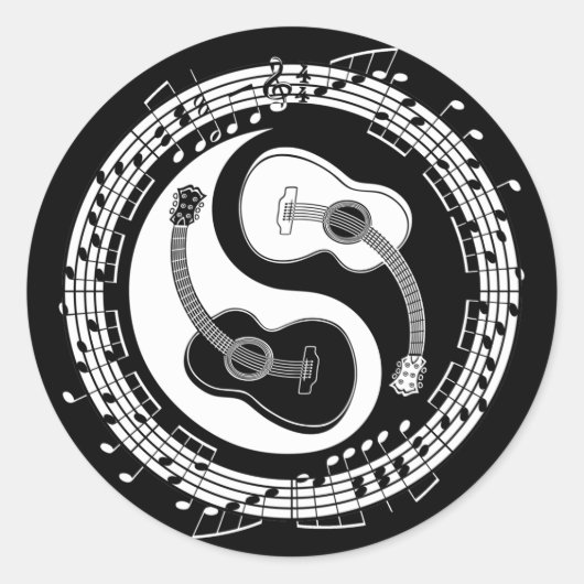 Sticker Rond Yin Guit (Devant)