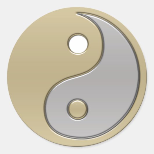 Sticker Rond yin yang (Devant)