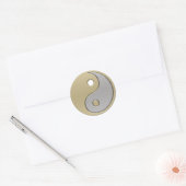 Sticker Rond yin yang (Enveloppe)