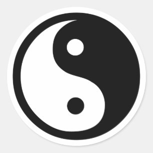 Sticker Rond Yin Yang