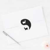 Sticker Rond Yin Yang (Enveloppe)