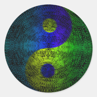 Sticker Rond Yin-yang