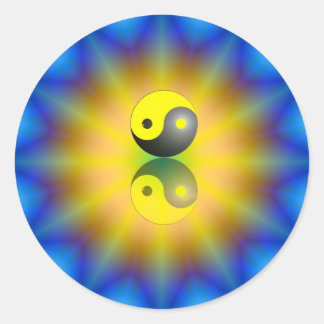 Sticker Rond Yin Yang