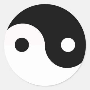 Sticker Rond Yin Yang