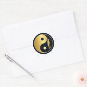 Sticker Rond Yin & Yang Climber (or) (Enveloppe)