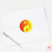 Sticker Rond Yin & Yang Climber (Sunburst) (Enveloppe)