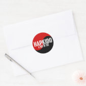Sticker Rond Yin Yang HAPKIDO 1 (Enveloppe)