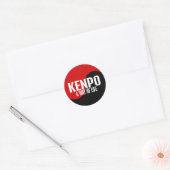 Sticker Rond Yin Yang Kenpo (Enveloppe)