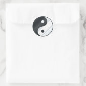 Sticker Rond Yin Yang Metal (Sac)