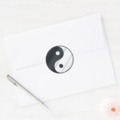 Sticker Rond Yin Yang Metal (Enveloppe)