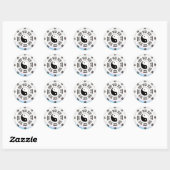 Sticker Rond Yin Yang Spirit (Feuille)