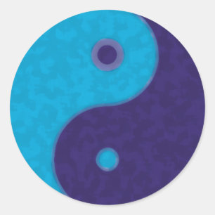 Sticker Rond Yin Yang Zen méditation tao